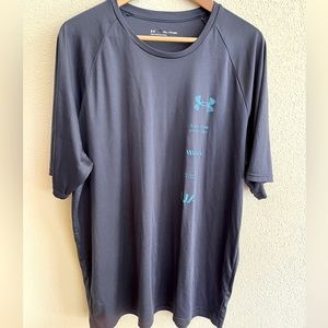 Under Armor steel blue shirt